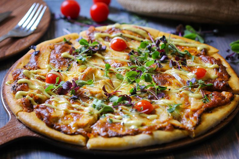 The Green Rebel vegan pizza