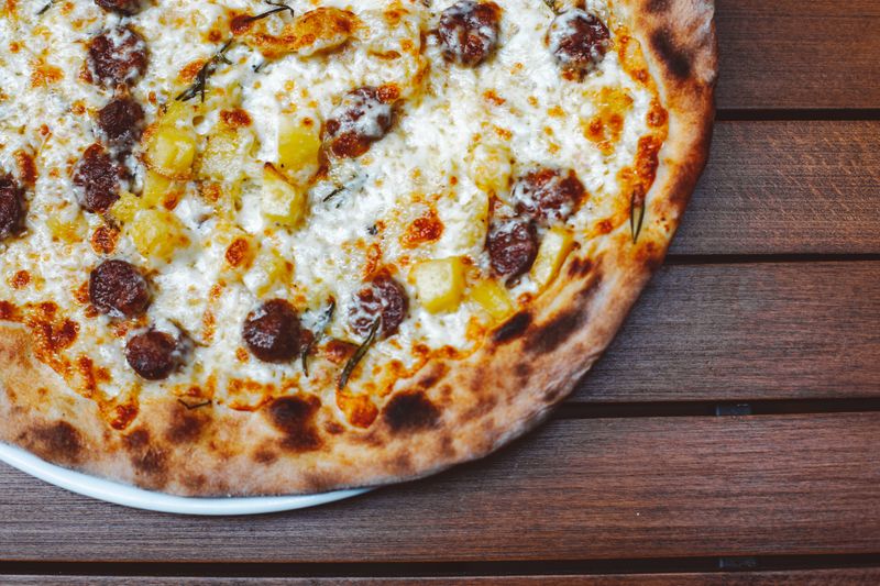 Garden Delight veggie pizza